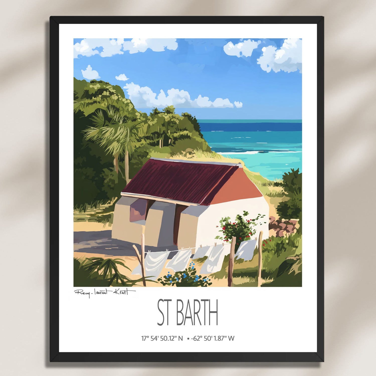 All Vintage Travel Poster (framed)