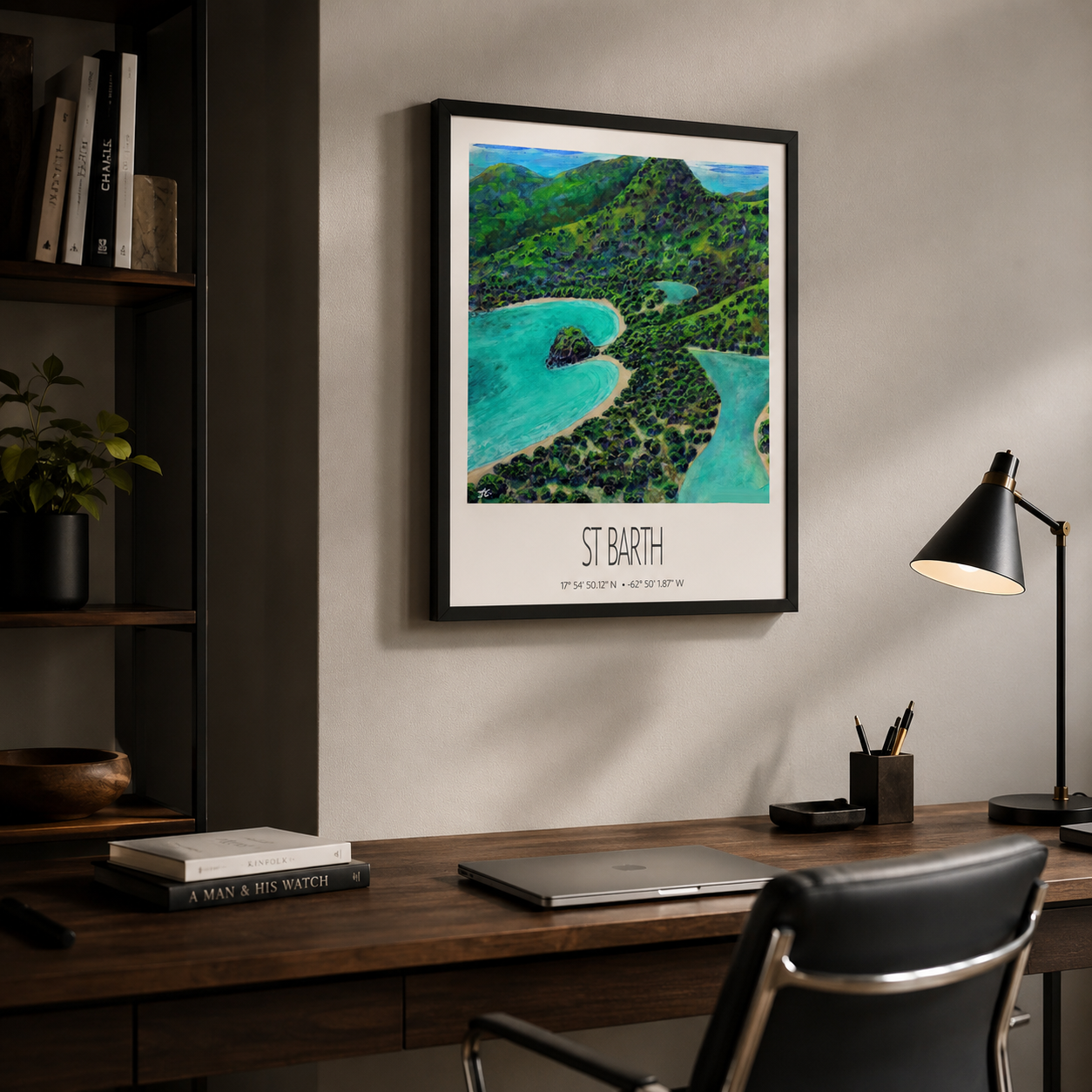 Framed Art Print – St Barth – Eden Rock – Acrylic Print – Travel Poster – Caribbean Wall Art