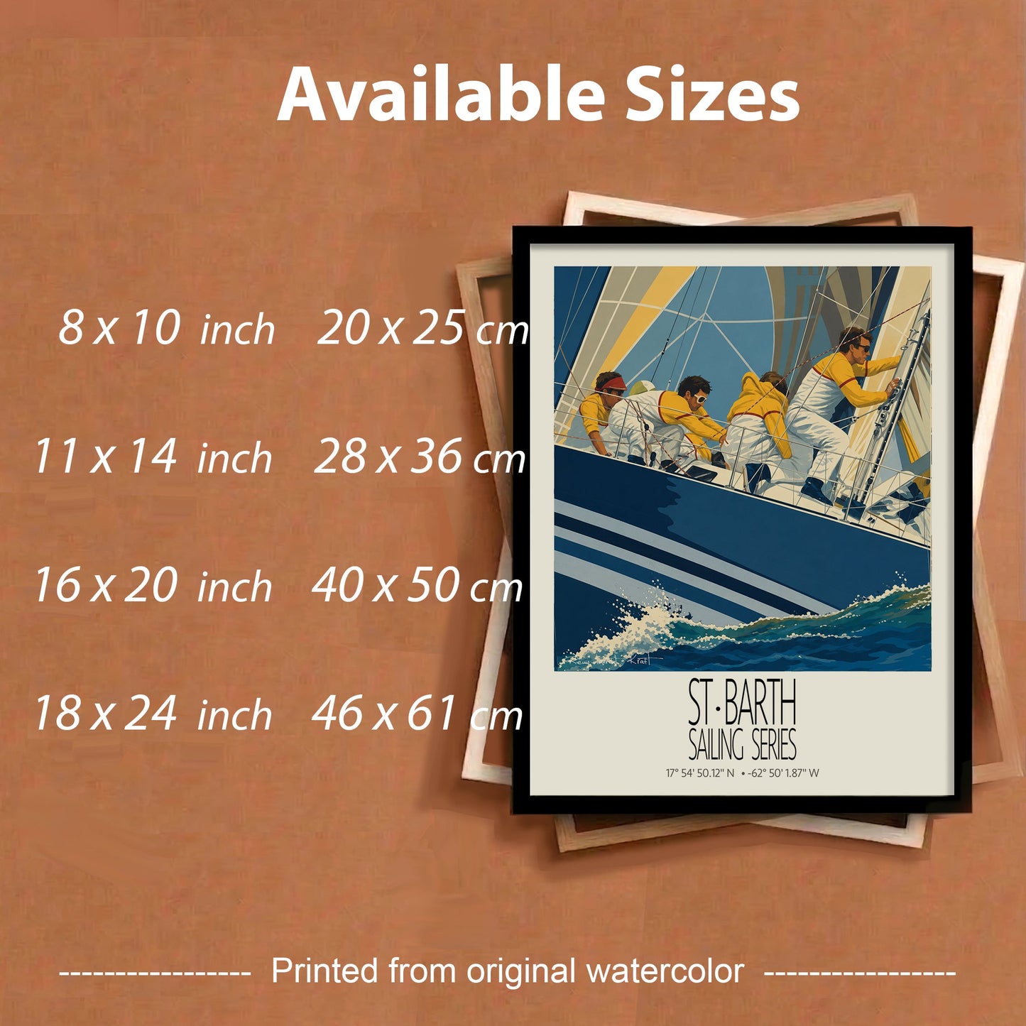Duel Under Sail framed travel poster available sizes