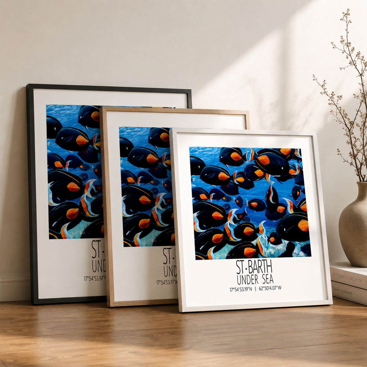 Grands Chirurgiens frame color options Black Red Oak and White