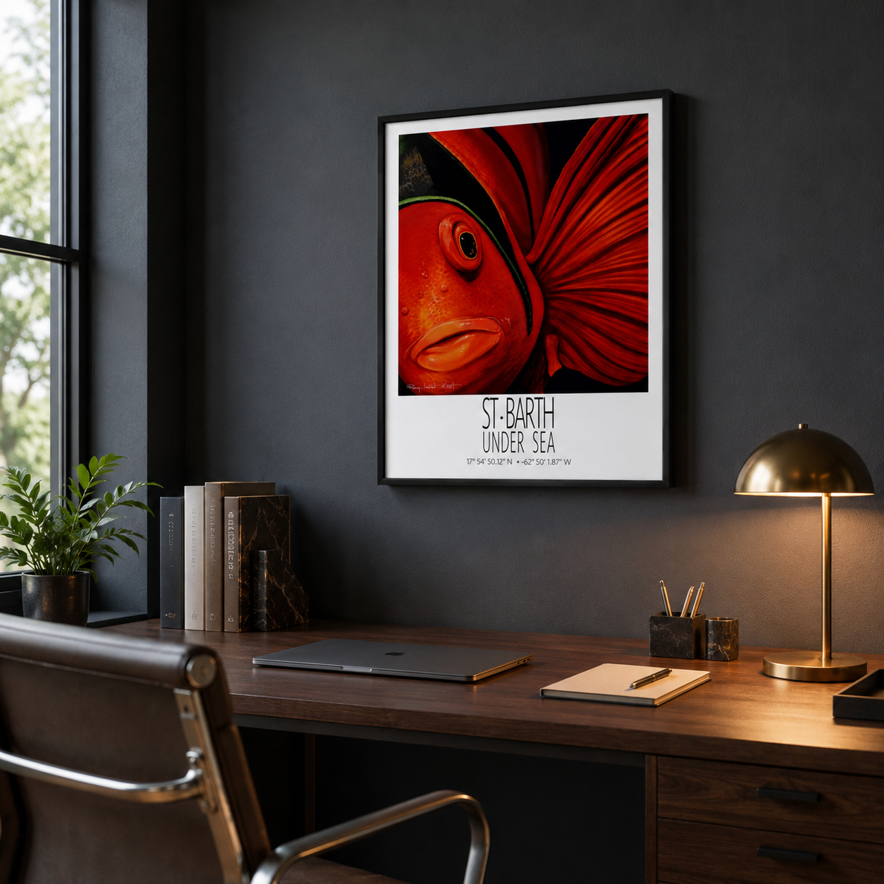 Tomate Under Sea wall art interior mockup 3
