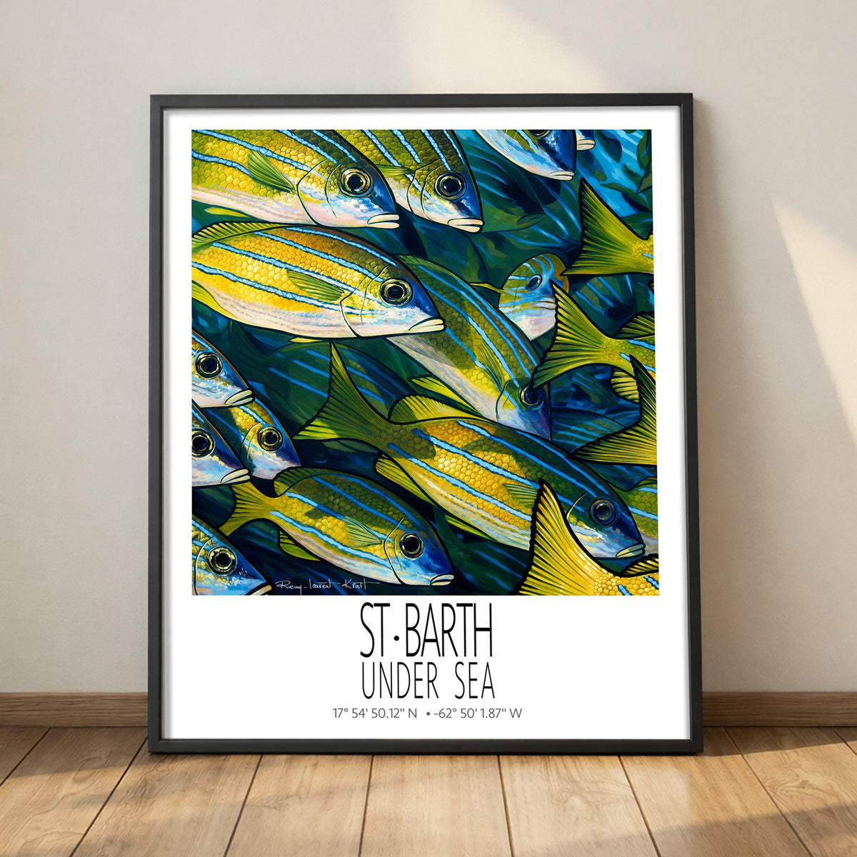 Torchades framed Under Sea wall art mockup