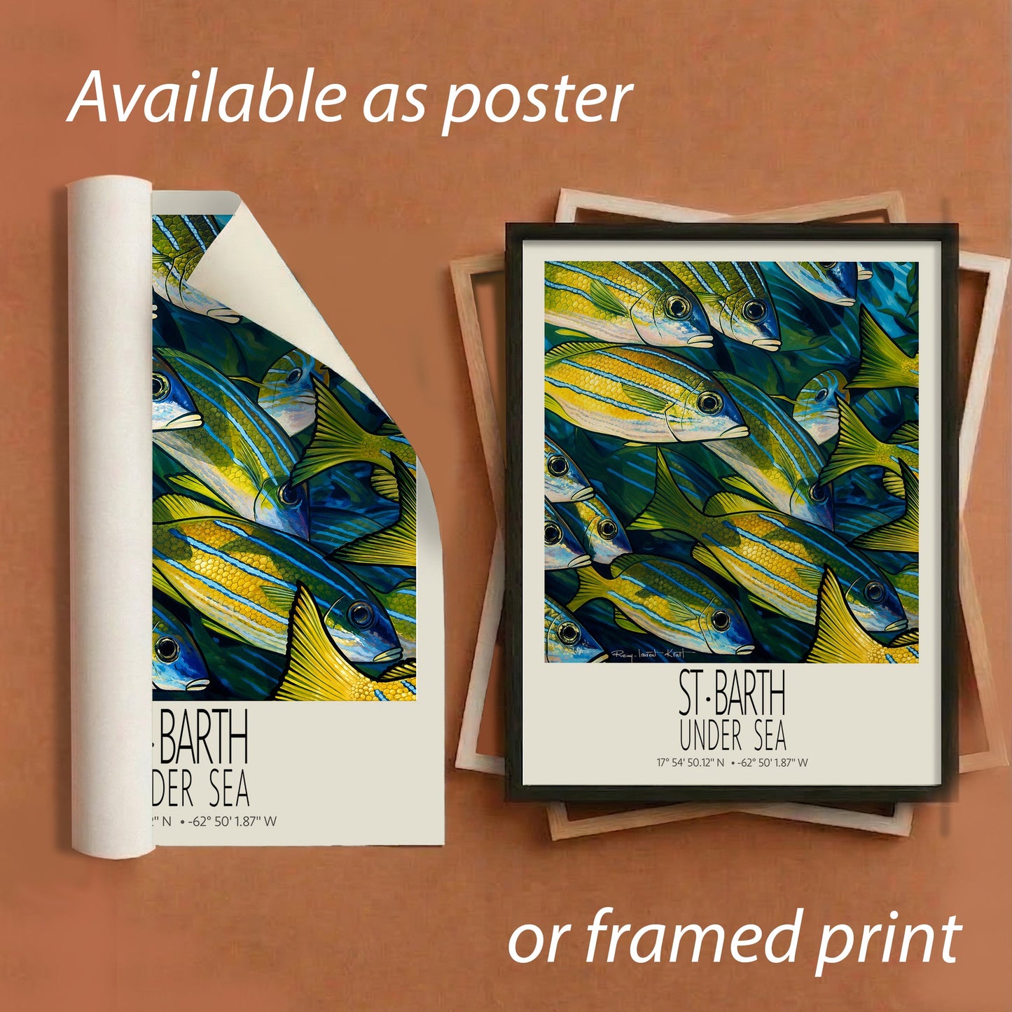 Torchades available framed and unframed