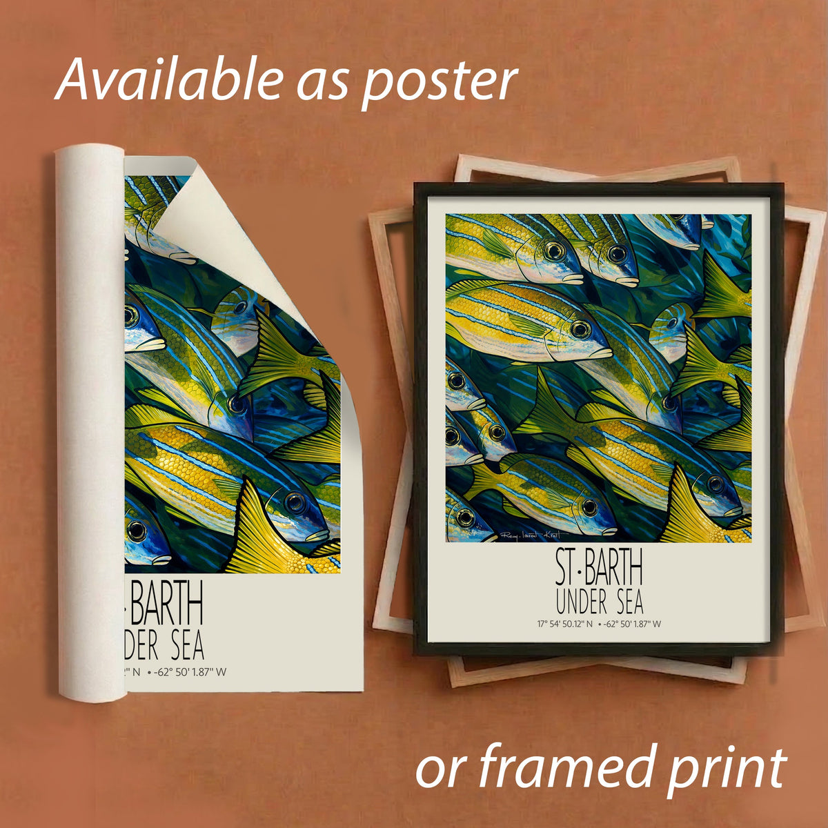 Torchades available framed and unframed