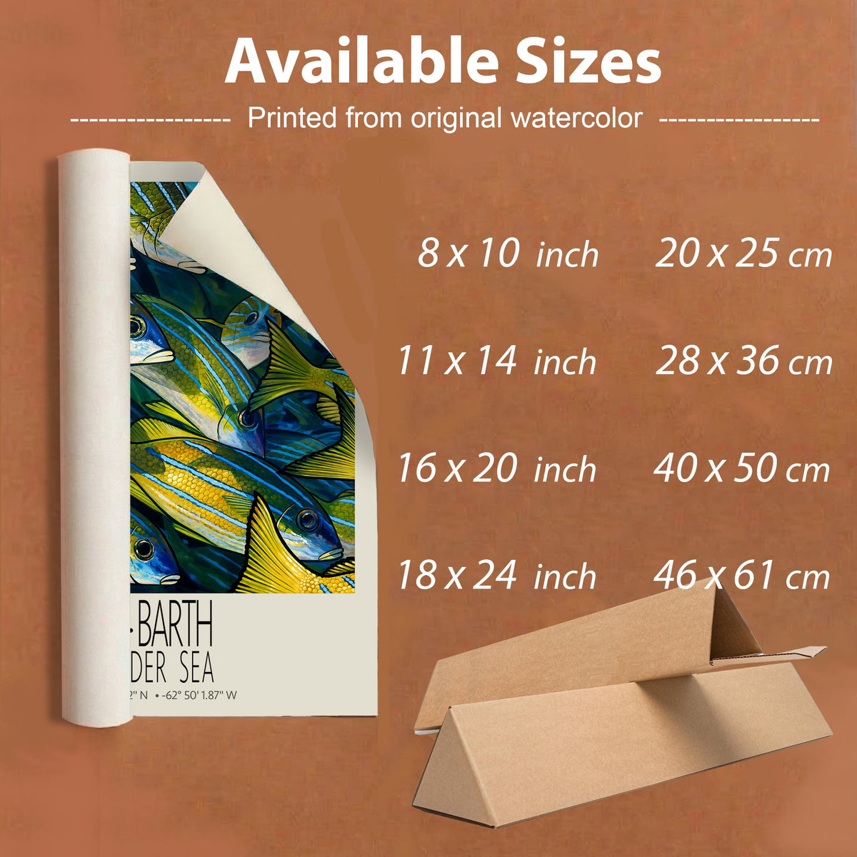 Torchades unframed travel poster available sizes