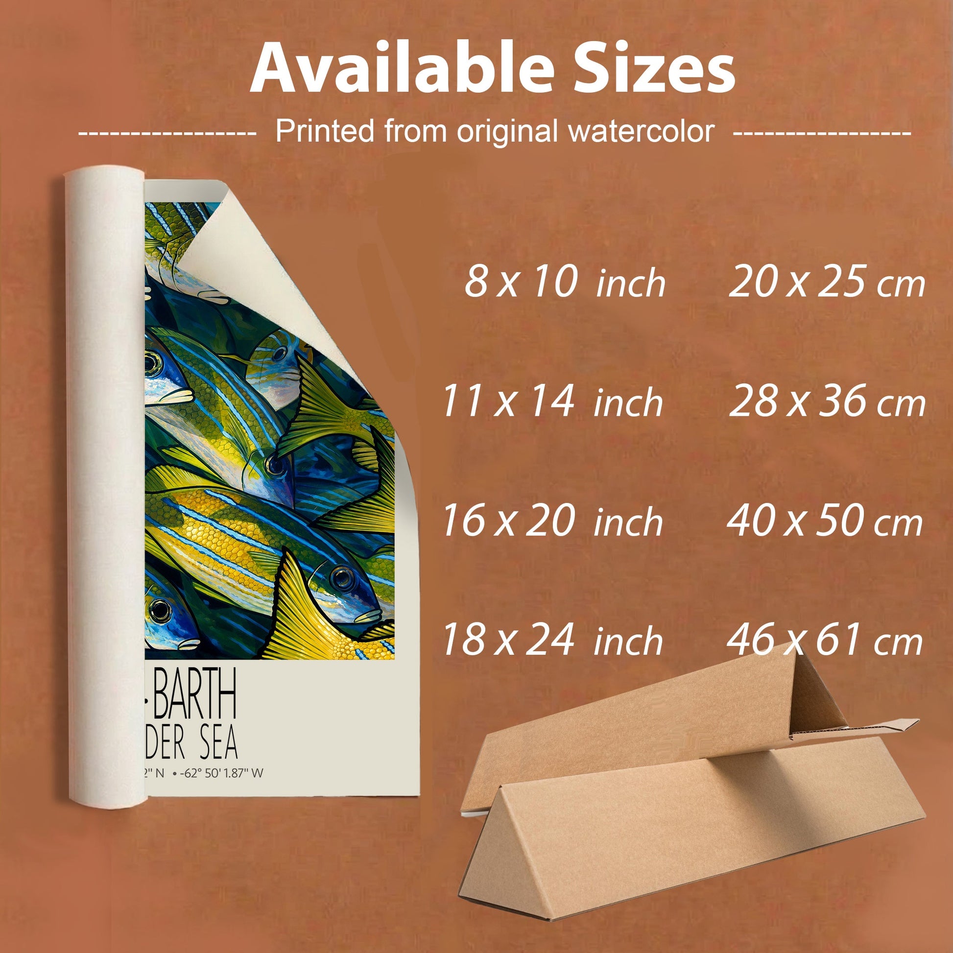 Torchades unframed travel poster available sizes