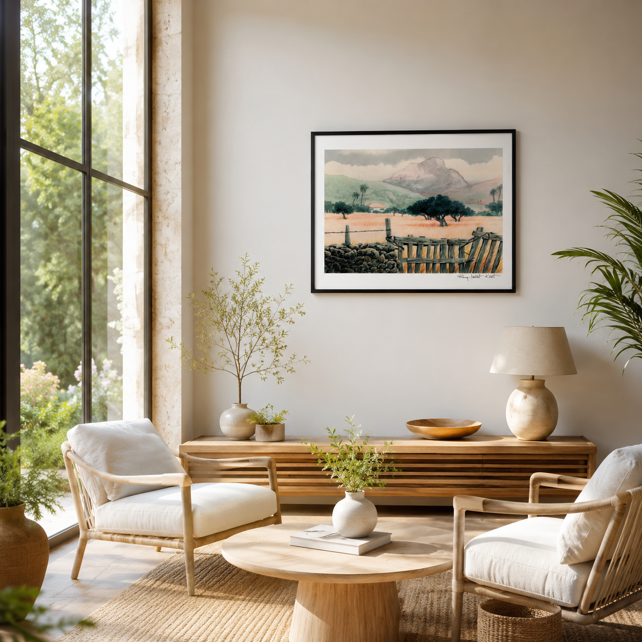 St Barth Watercolor Print – Salines – Caribbean Wall Art