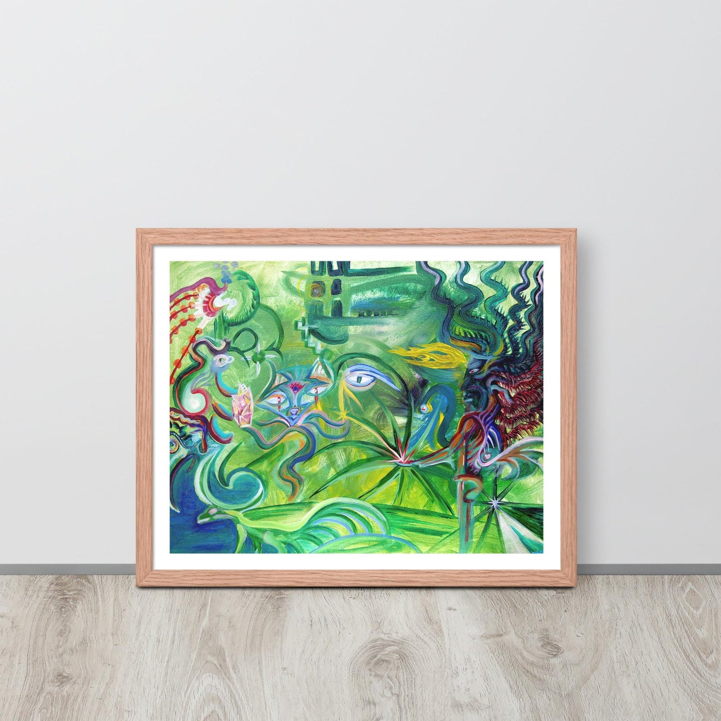 Abstract Art Print – Emotions & Light – Framed Contemporary Wall Art