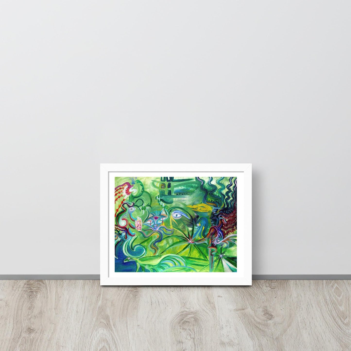 Abstract Art Print – Emotions & Light – Framed Contemporary Wall Art