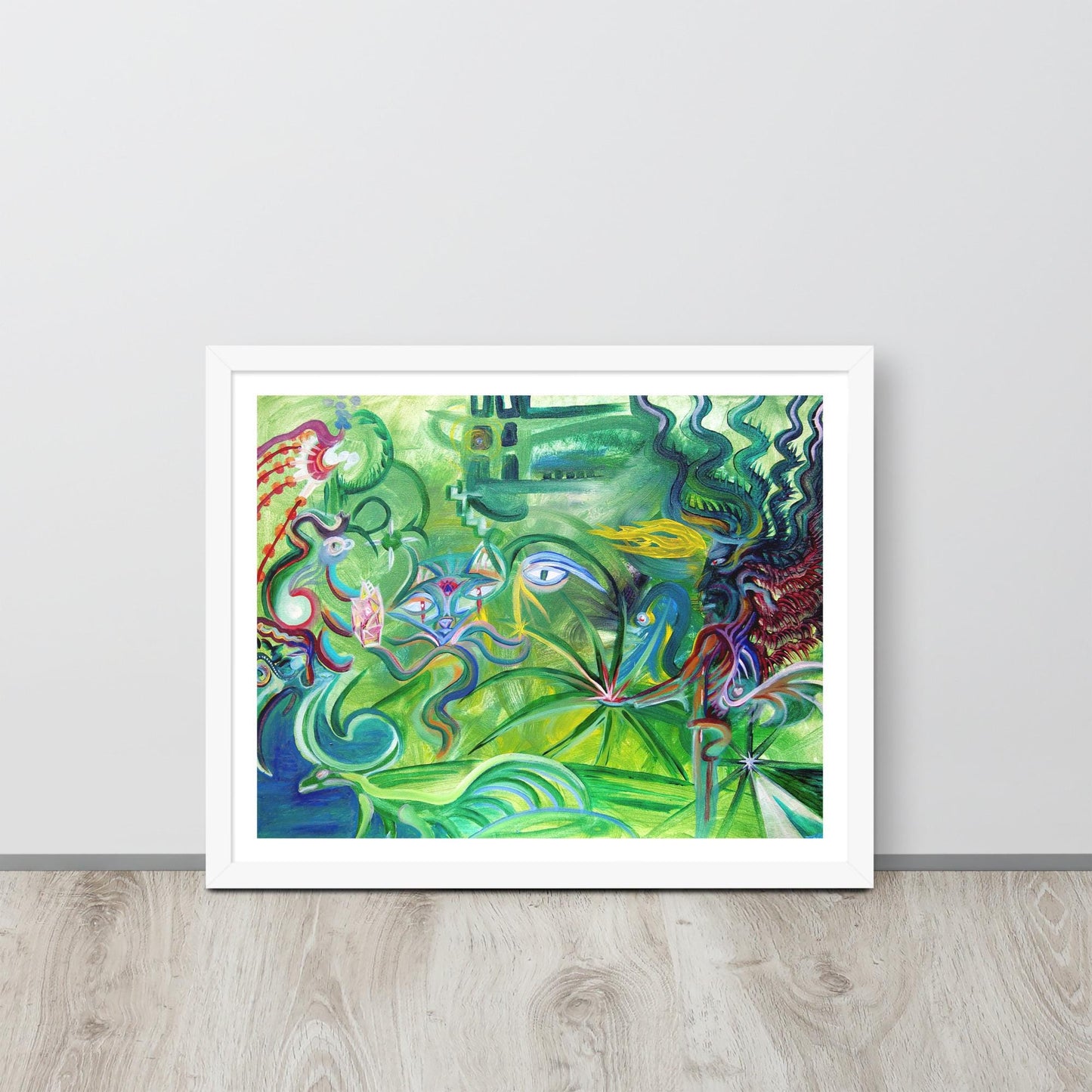 Abstract Art Print – Emotions & Light – Framed Contemporary Wall Art