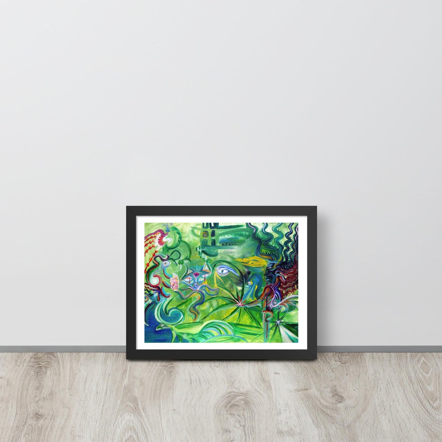Abstract Art Print – Emotions & Light – Framed Contemporary Wall Art