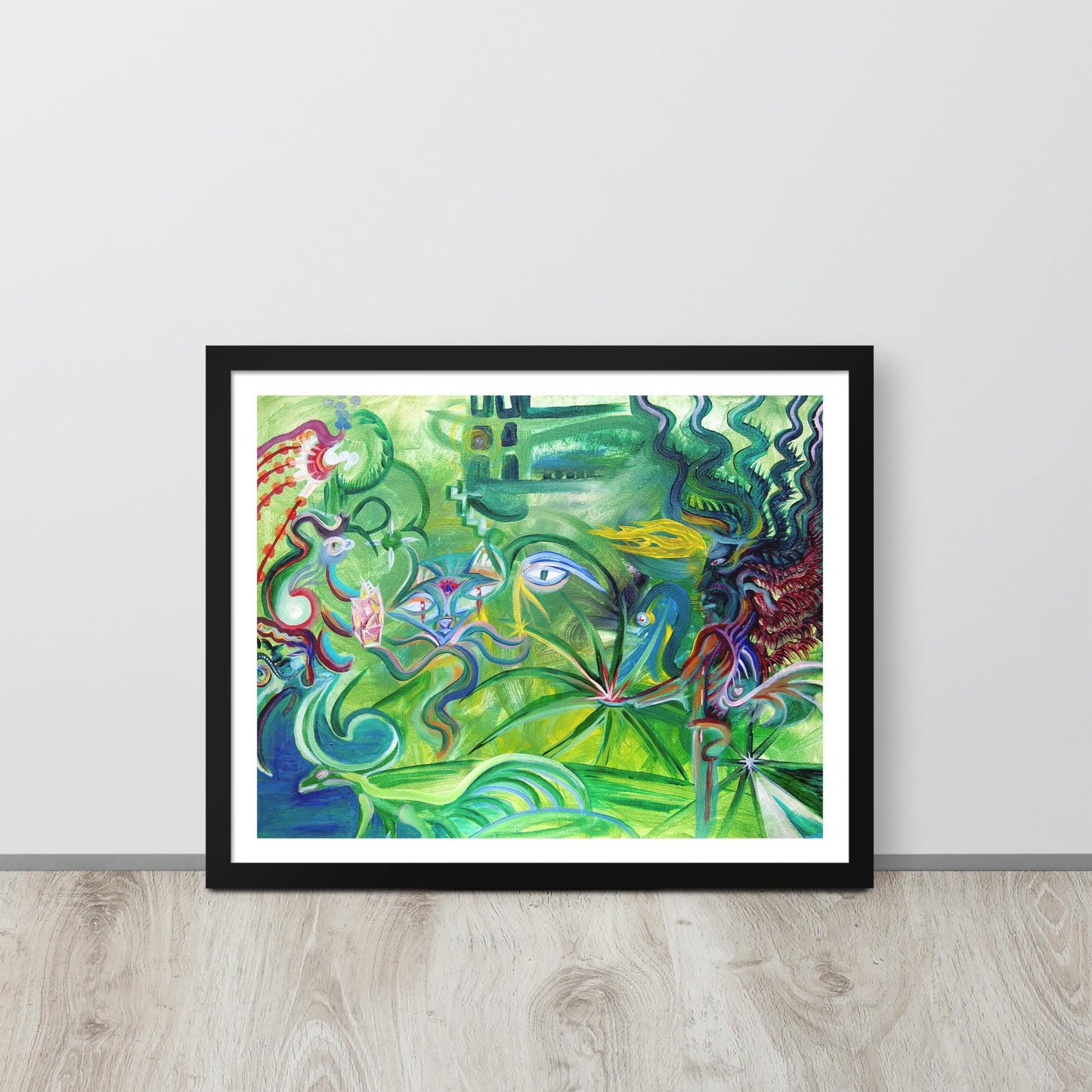 Abstract Art Print – Emotions & Light – Framed Contemporary Wall Art