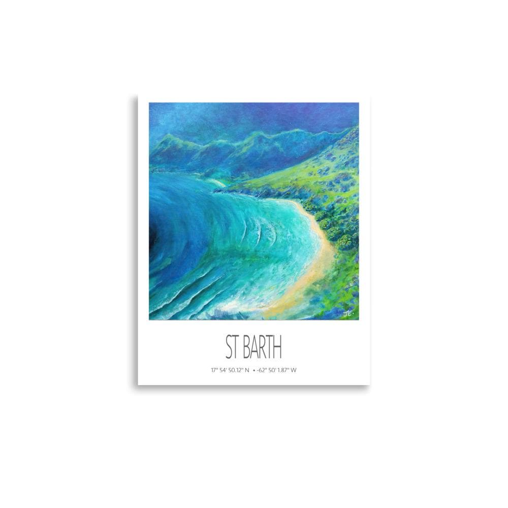 Art Print – St Barth – Toiny – Acrylic Print – Travel Poster – Caribbean Wall Art